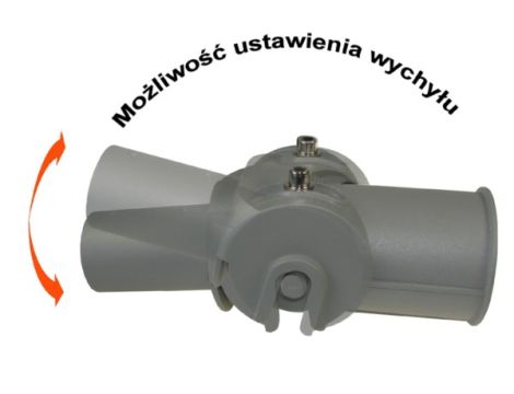 Uchwyt regulowany lampy ulicznej 60/50mm - 2